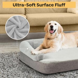 Alternative view of Extra Large Orthopedic Dog Bed with Bolster