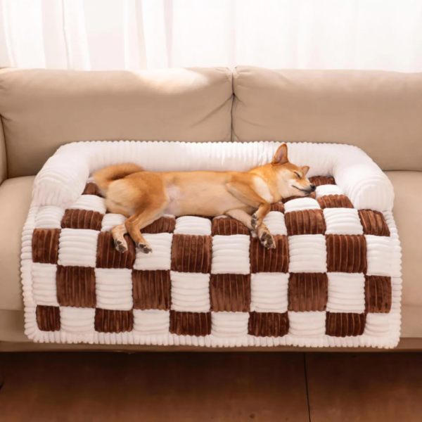 Large Cozy Plush Dog Sofa Bed for Large Pets