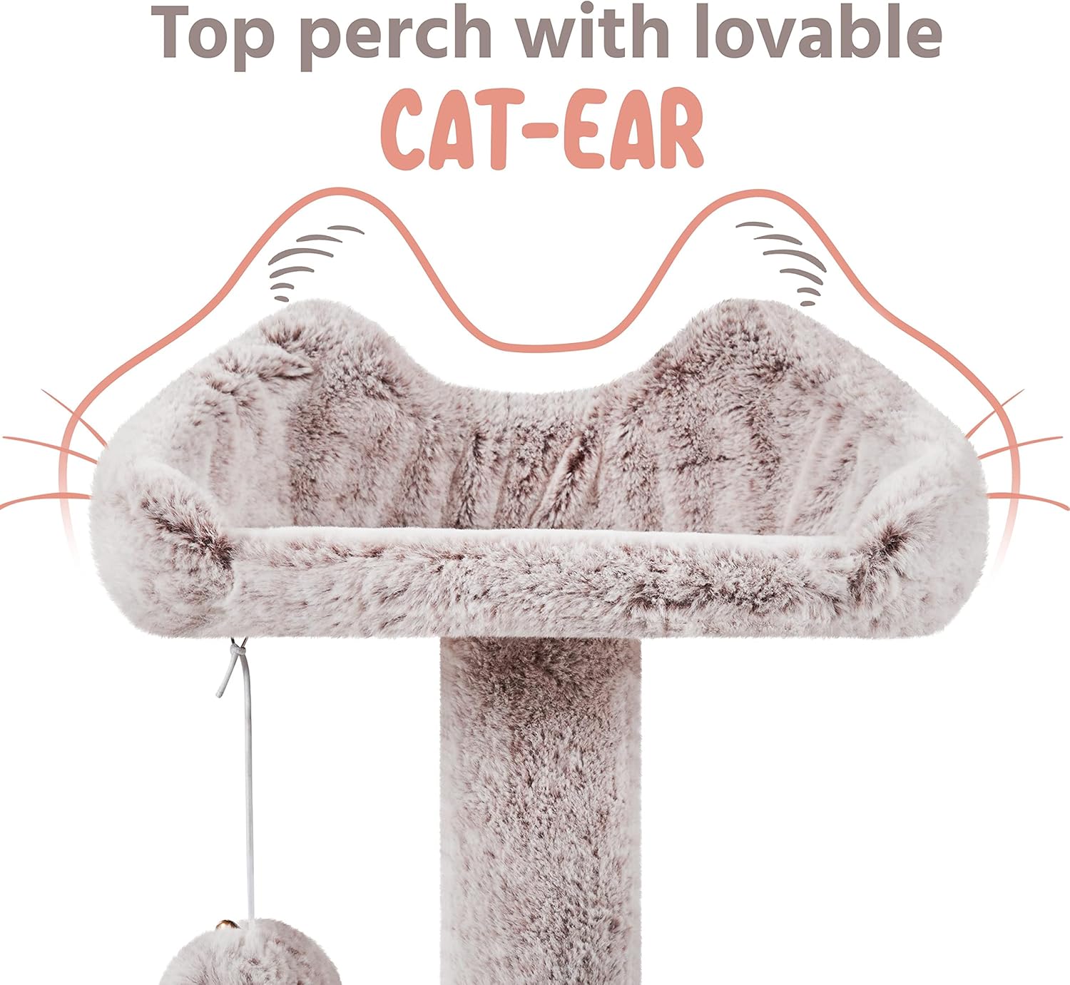54" Cat Tree Tower Condo - Image 5