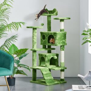 54" Cat Tree Tower Condo