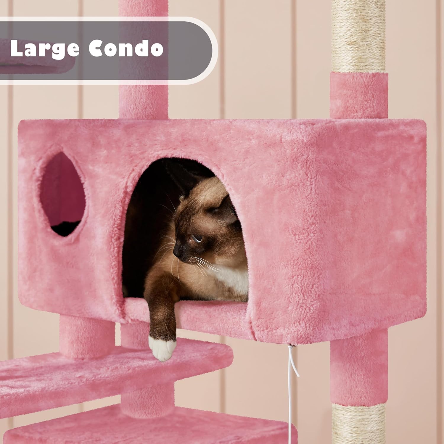 54" Cat Tree Tower Condo - Image 3
