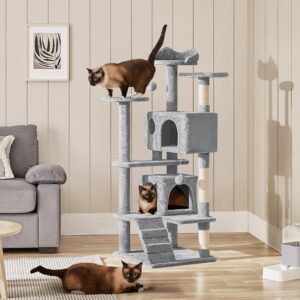 54" Cat Tree Tower Condo