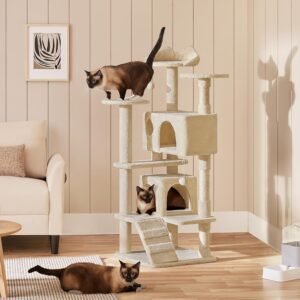 54" Cat Tree Tower Condo