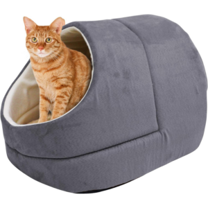 Alternative view of Cozy Cat Cave & Warming Burrow Bed