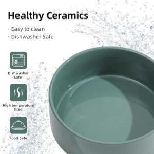 Alternative view of Elevated Ceramic Dog Bowls Set