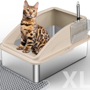 Extra Large Metal Cat Litter Box