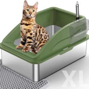 Extra Large Metal Cat Litter Box