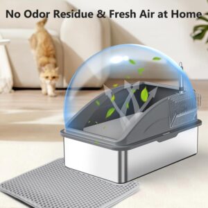 Alternative view of Extra Large Metal Cat Litter Box