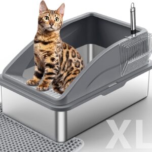 Extra Large Metal Cat Litter Box