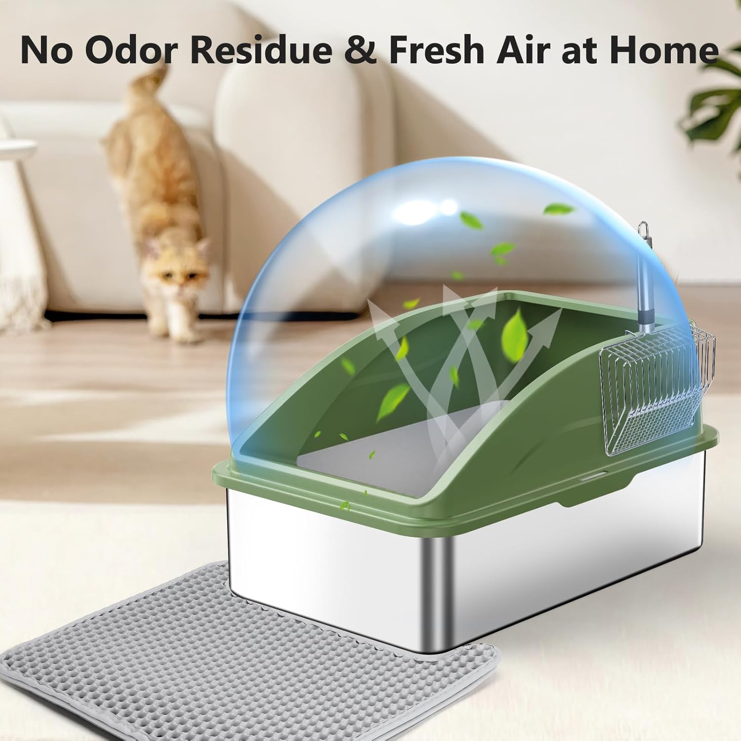 Extra Large Metal Cat Litter Box - Image 4