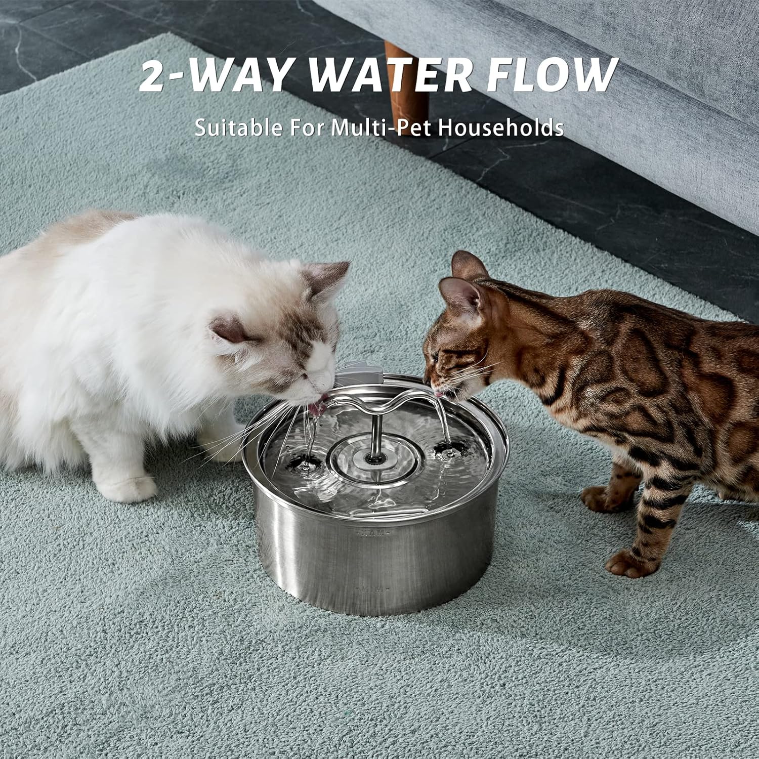 Ultra-Quiet Cat Water Fountain - Image 2