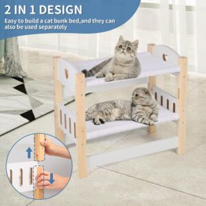 Alternative view of 2-Layer Elevated Wooden Cat Bed
