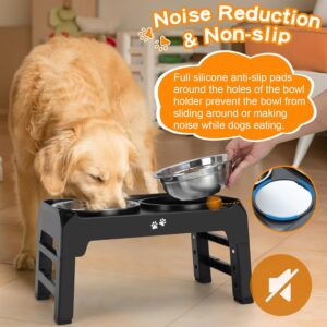Alternative view of Adjustable Elevated Dog Bowl Stand Set