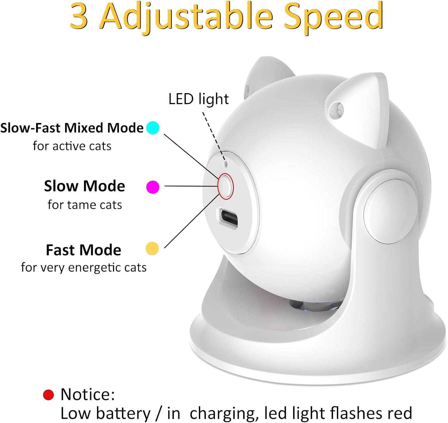 Automatic USB Laser Toy for Cats - Image 3
