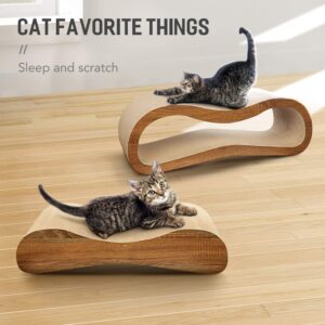 Alternative view of Cat Lounge Bed with Scratcher