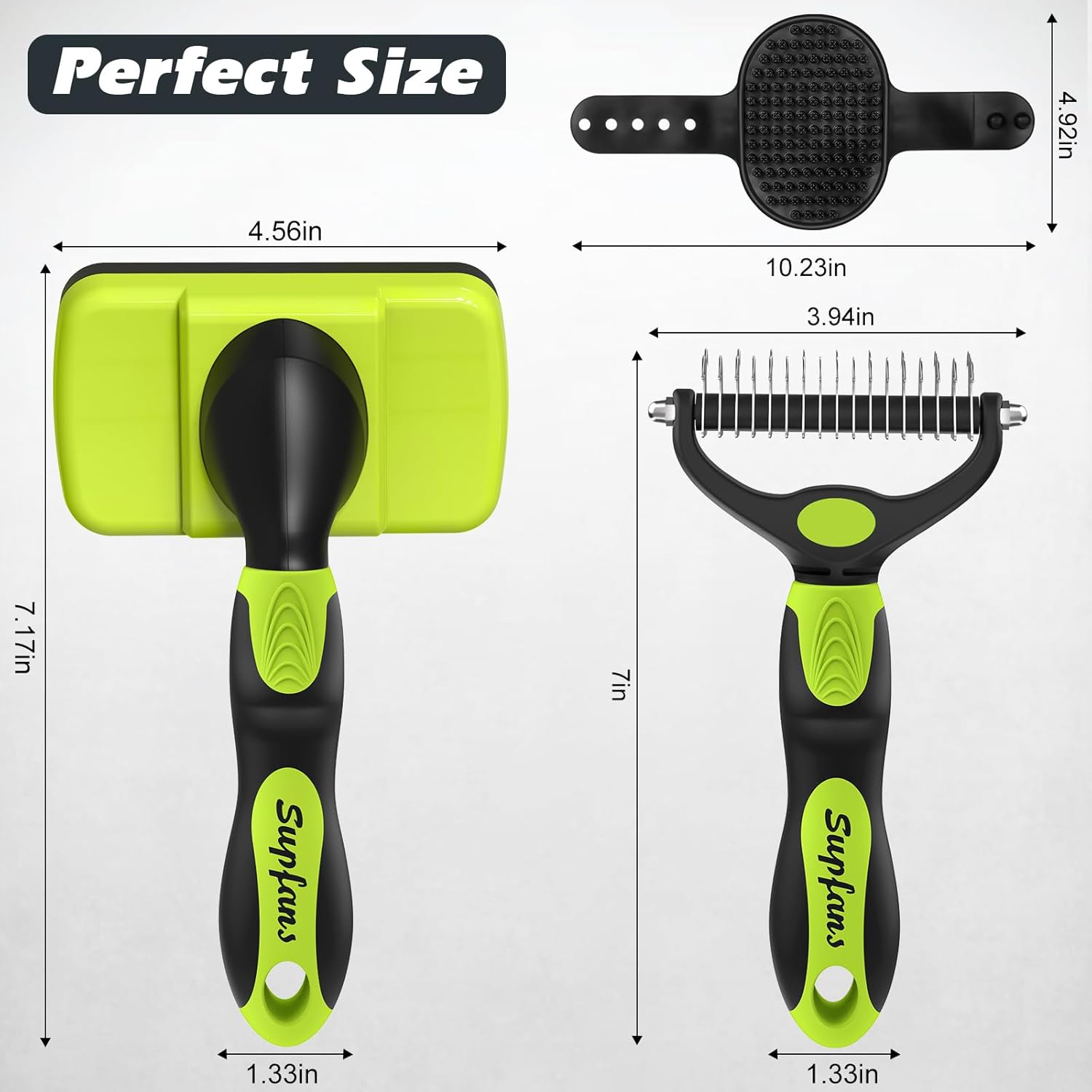 Deshedding & Bath Brush for Pets - Image 4