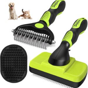 Deshedding & Bath Brush for Pets