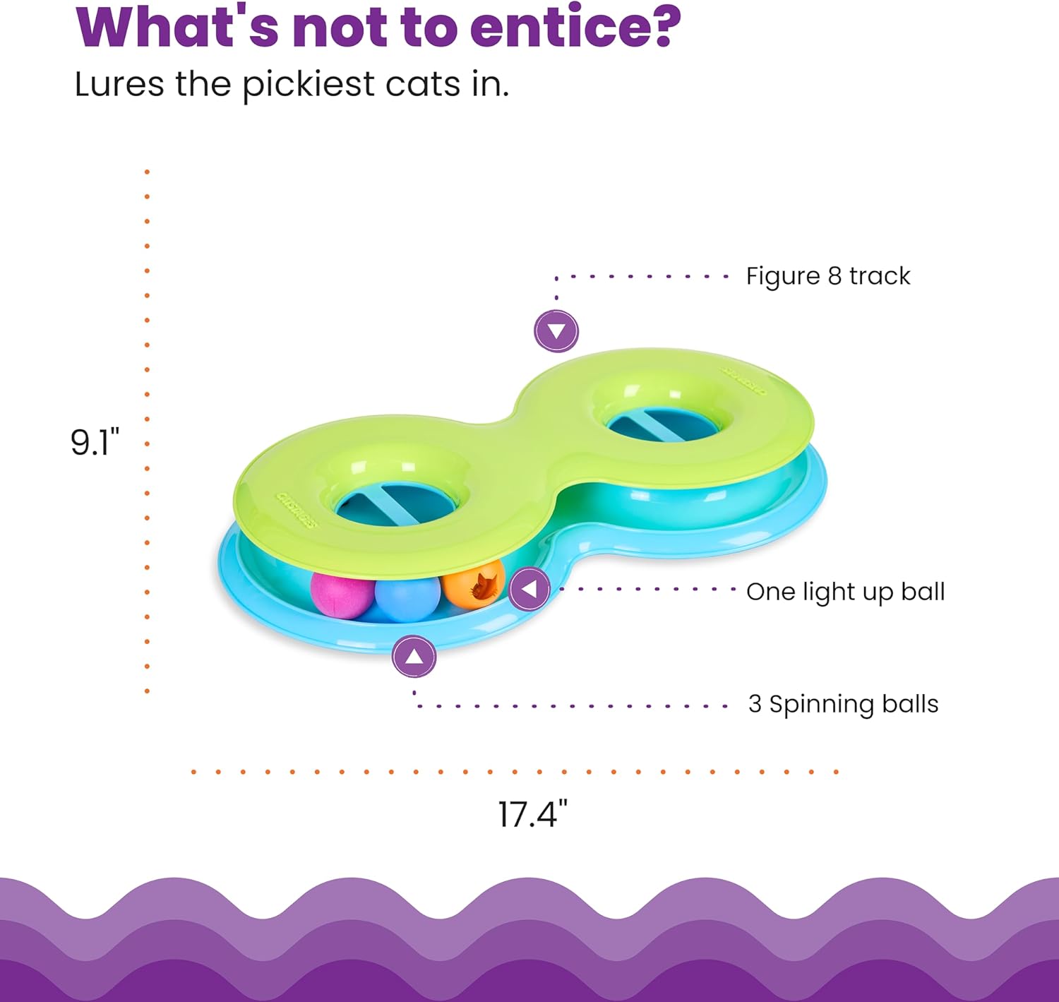 Figure-8 Cat Track with Lights - Image 4