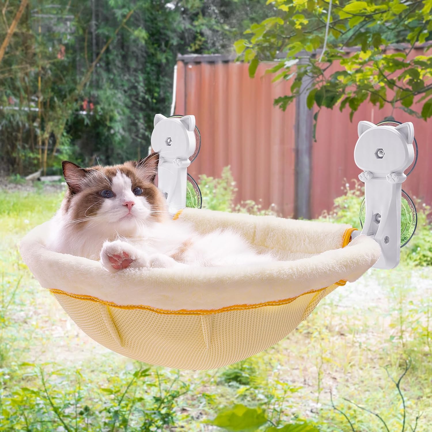 Foldable Cordless Cat Window Perch