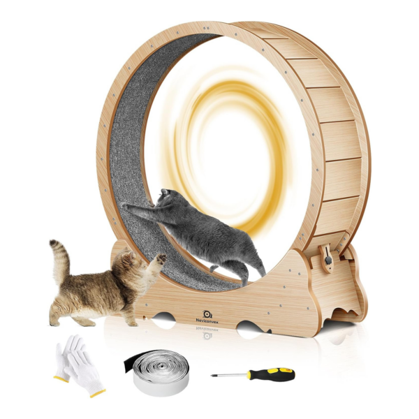 Large Indoor Cat Exercise Running Wheel
