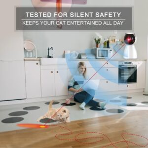 Alternative view of Motion-Activated Rechargeable Laser Cat Toy