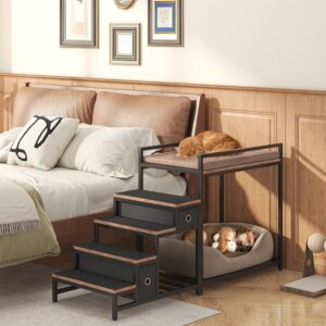 Alternative view of Pet Bunk Bed with Storage Stairs