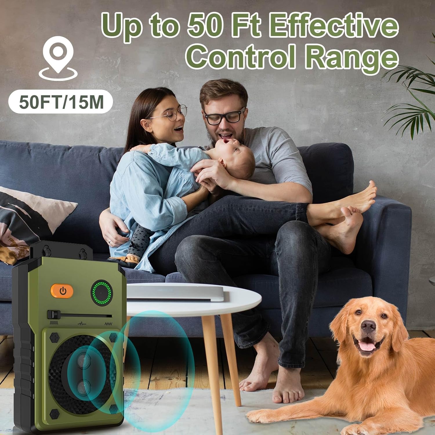 Rechargeable Ultrasonic Anti-Bark Dog Device - Image 2