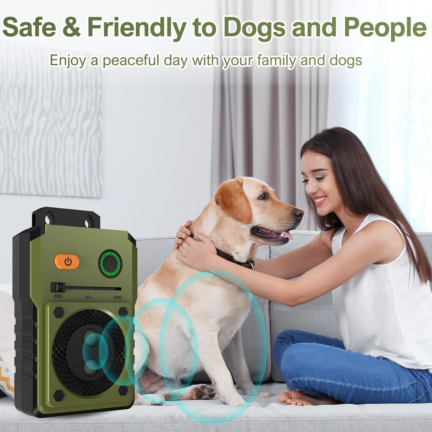 Rechargeable Ultrasonic Anti-Bark Dog Device - Image 3