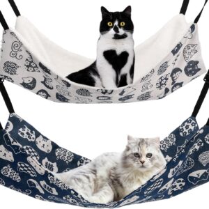 Reversible Hanging Cat Hammock 2-Pack