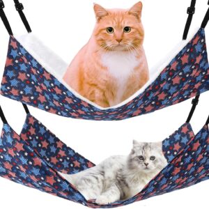 Reversible Hanging Cat Hammock 2-Pack