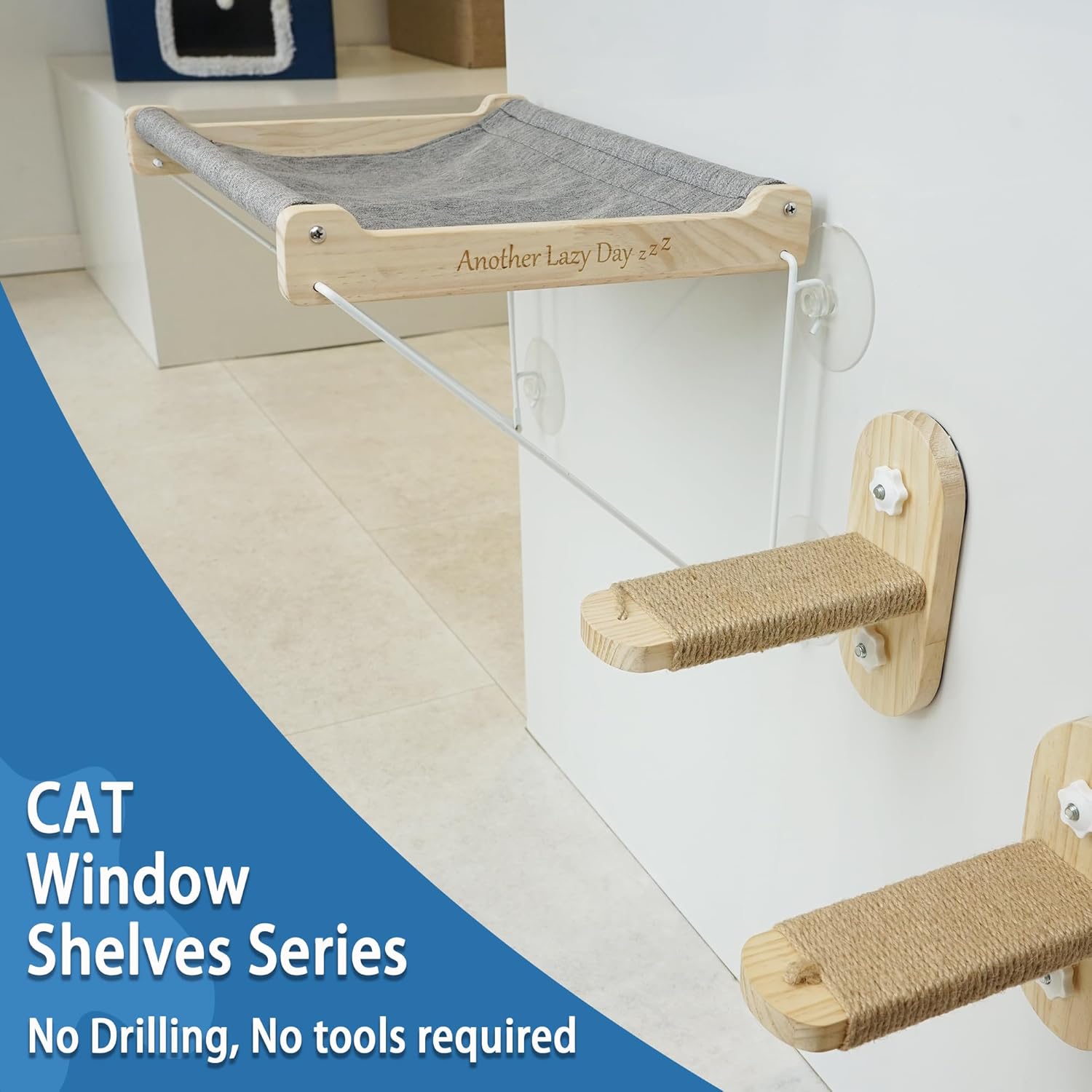 Sturdy Cat Window Perch Seat - Image 3