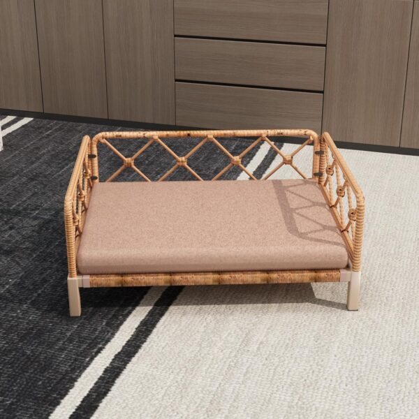 Stylish Dog Bed Rattan Frame