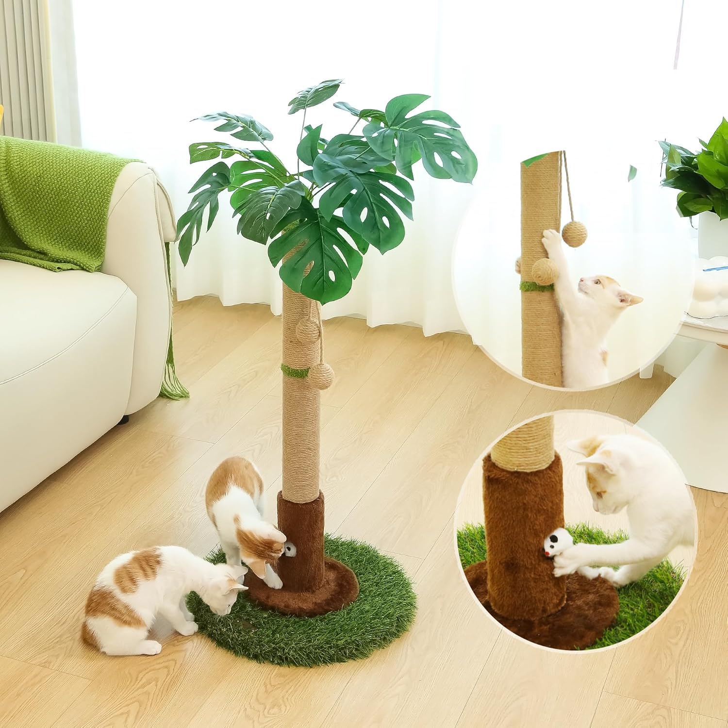 Tall Palm Tree Cat Scratching Post