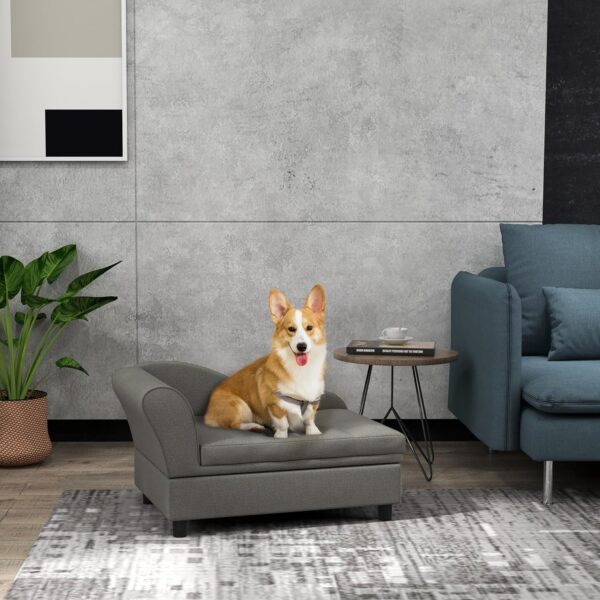 Elevated Dog Sofa with Storage